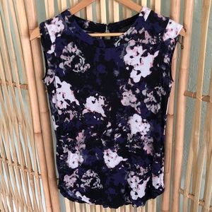 Rose & Olive Flower Print TopSize Small
